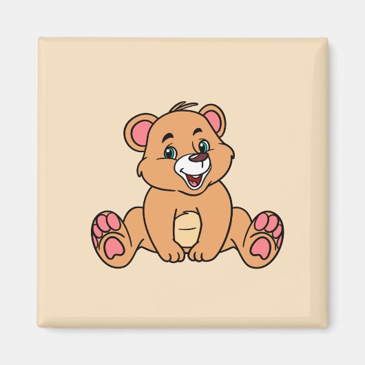 クマのマグネット マグネット (正面)