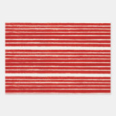 クマのマスクとサンタハットの包装紙 ラッピングペーパーシート (正面3)