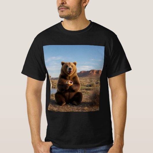 クマのマフィン Tシャツ (正面)