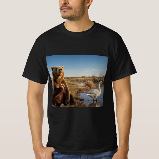 クマのマフィン Tシャツ (正面)