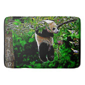 クマのモデル：パンダベアキュブ02 バスマット (正面)