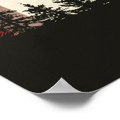 クマのログジャケット ベビーシャワー ウェルカムサイン ポスター (角)