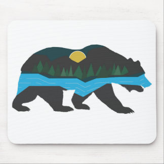 クマの世界 マウスパッド