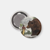 クマの女 マグネット (正面/裏面)