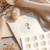 クマの好意タグを愛して！ベビーシャワーのクラシックな丸いステッカー ラウンドシール