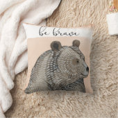 クマの子 | Be Brave クッション (ブランケット)