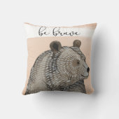 クマの子 | Be Brave クッション (裏面)