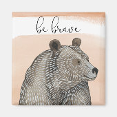 クマの子 | Be Brave マグネット (正面)