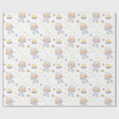 クマの宇宙包装紙 ラッピングペーパー (フラット)