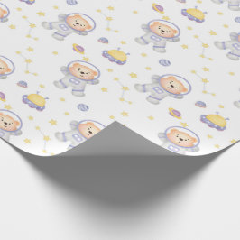 クマの宇宙包装紙 ラッピングペーパー