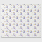 クマの宇宙包装紙 ラッピングペーパー (フラット)