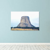 クマの家 キャンバスプリント (インサイチュ (ウッドフロア))