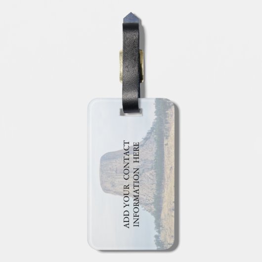 クマの家 ラゲッジタグ (裏面縦)