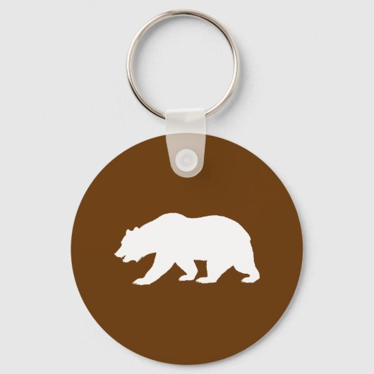 クマの形 キーホルダー (正面)