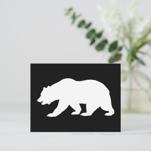 クマの形 ポストカード (スタンド正面)