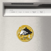 クマの影の操り人形の手ヴィンテージ マグネット (インサイチュ (食洗機))