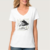 クマの影の操り人形の手ヴィンテージ Tシャツ (正面)