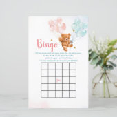 クマの性別がバルーンビンゴゲームを明らかにする (スタンド正面)