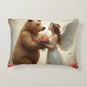 クマの愛 アクセントクッション (裏面)