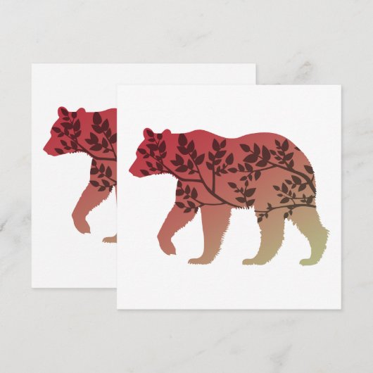 クマの木 (正面/裏面)