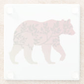 クマの木 ガラスコースター (裏面)