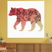 クマの木 キャンバスプリント (インサイチュ (リビング))