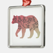 クマの木 メタルオーナメント (左)