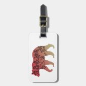 クマの木 ラゲッジタグ (正面縦)