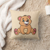 クマの枕 クッション (ブランケット)