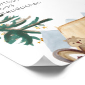 クマの森の動物のおばあさんテイルポスター ポスター (角)