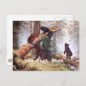 『クマの森』 ポストカード (正面/裏面)