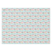 クマの水彩模様のかわいい風船 テーブルクロス (正面(横))