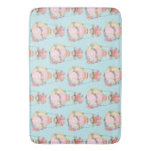 クマの水彩模様のかわいい風船 バスマット (正面縦)