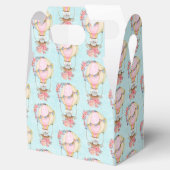 クマの水彩模様のかわいい風船 フェイバーボックス (オープン)