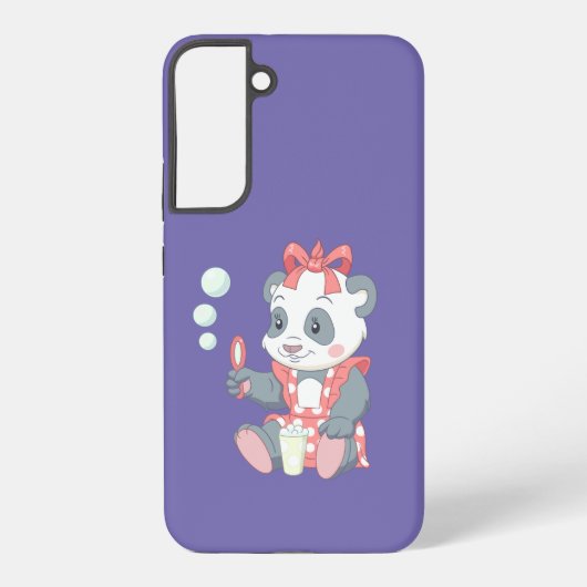 クマの泡 SAMSUNG GALAXYケース (裏面)