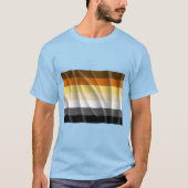 クマの縞々フライング Tシャツ (正面)