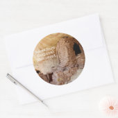 クマの耳の国の記念碑 ラウンドシール (封筒)