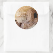 クマの耳の国の記念碑 ラウンドシール (バッグ)