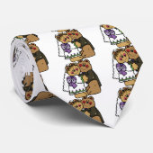クマの花嫁とクマの花婿 ネクタイ (ロール)