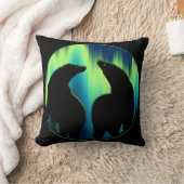 クマの芸術枕ノーザンライトクマの枕 クッション (ブランケット)