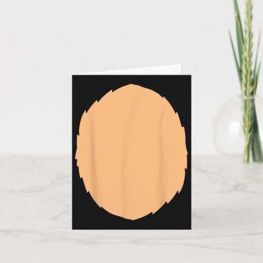 クマの衣装ハロウィーン動物 カード (正面)