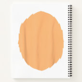 クマの衣装ハロウィーン動物 ノートブック (裏面)