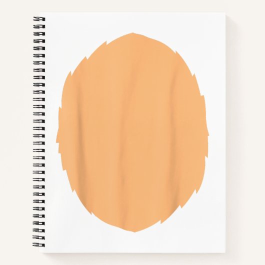 クマの衣装ハロウィーン動物 ノートブック (正面)