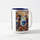 クマの視線 15oz. コーヒーマグ ツートーンマグカップ (正面右)