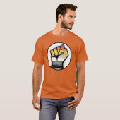クマの誇りの拳Tシャツ Tシャツ (正面フル)
