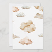 クマの赤ちゃんが待ち遠しい テディベアのベビーシャワー 招待状 (裏面)