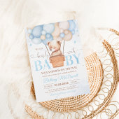 クマの赤ちゃんが楽しみで仕方ない!クマをテーマにしたベビーシャワー 招待状