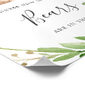 クマの赤ちゃんシャワー推測クマの数 ポスター (角)