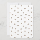 クマの赤ちゃん、ボウ or ボウタイ、性別発表パーティー 招待状 (裏面)