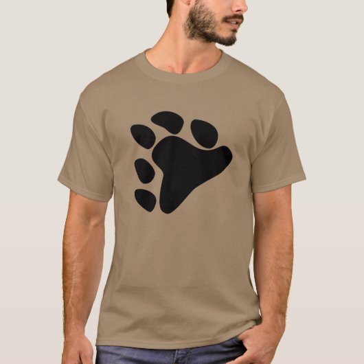 クマの足のひれ pride Tシャツ (正面)